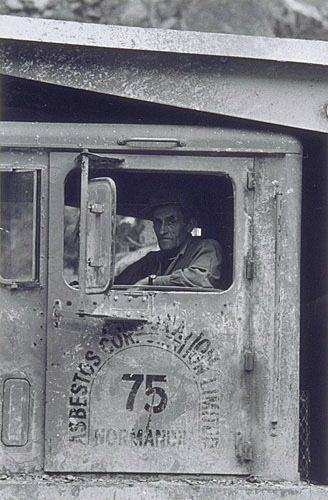 Camionneur, mine Normandie, Vimy Ridge, de la série « Disraeli, une expérience humaine en photographie »
