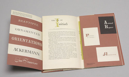 Brochure « The Art of the Printer Being a Collection of Random Notes & Observations on the Art & Practice of Typographys as Set Down by Carl Dair for the E. B. Eddy Company »