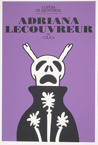 Affiche «Adriana LeCouvreur de Francesco Cilea», de l'album L'Opéra par Vittorio