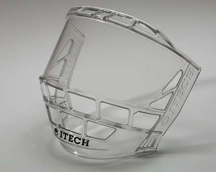 Prototype de la visière de hockey « Itech »