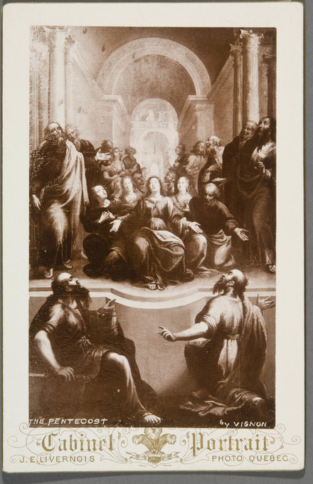 La Pentecôte. Photographie d'un tableau de Georges Lallemant