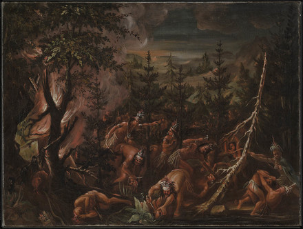 Le Massacre des Hurons par les Iroquois