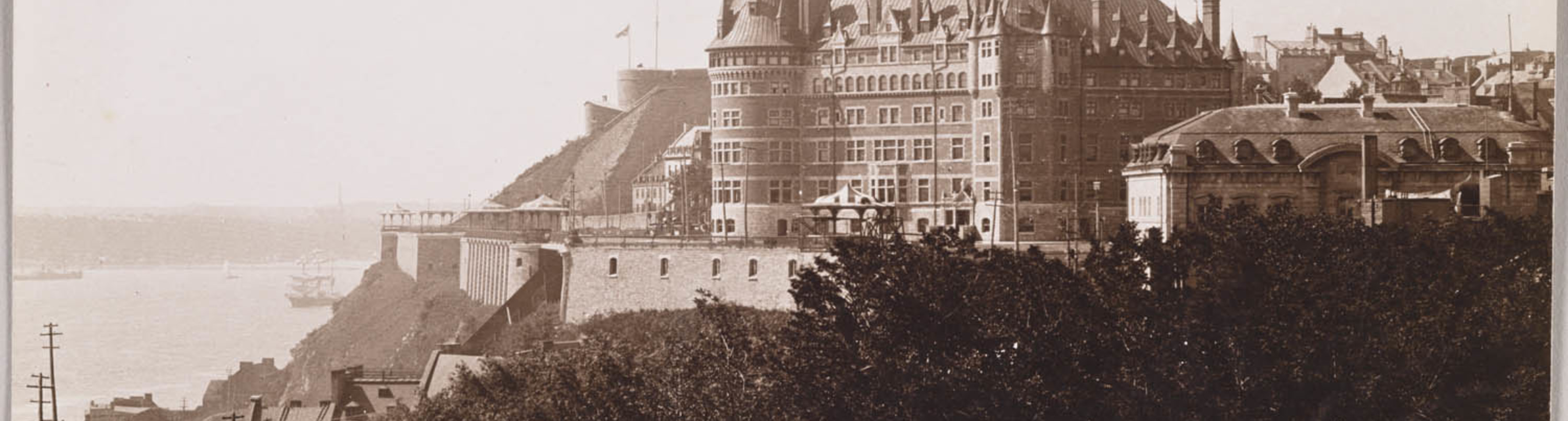 Le Château Frontenac (avant 1908) – Vues anciennes de Québec