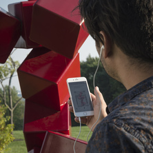 Parcours d’art public TD version hivernale